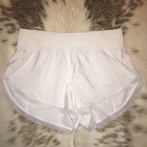 Lululemon Anew white mesh shorts size 6